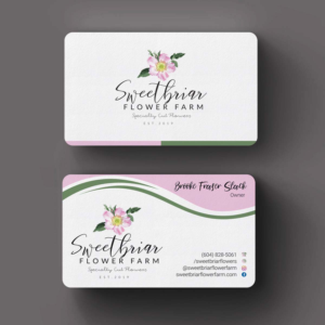 Business Card Design by INDIAN_Ashok for Sweetbriar Flower Farm | Design: #23909488