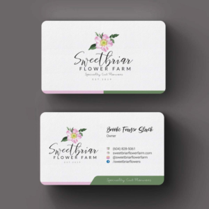 Business Card Design by INDIAN_Ashok for Sweetbriar Flower Farm | Design: #23909492