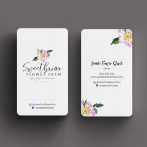 Visitenkarten-Design von INDIAN_Ashok für Sweetbriar Flower Farm | Design: #23909571