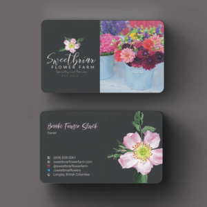 Business Card Design by INDIAN_Ashok for Sweetbriar Flower Farm | Design: #24000581
