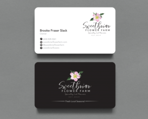 Business Card Design by Shahin Hossen for Sweetbriar Flower Farm | Design: #23909605