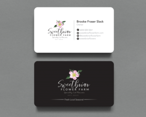 Business Card Design by Shahin Hossen for Sweetbriar Flower Farm | Design: #23909609