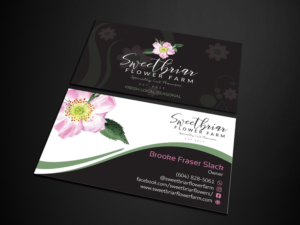 Visitenkarten-Design von Verified artistry (Design garden) für Sweetbriar Flower Farm | Design: #23970913