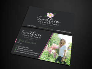 Visitenkarten-Design von Verified artistry (Design garden) für Sweetbriar Flower Farm | Design: #24001796