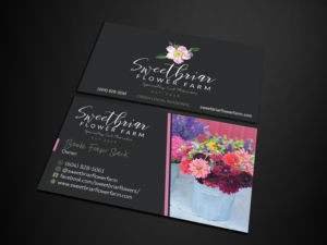 Visitenkarten-Design von Verified artistry (Design garden) für Sweetbriar Flower Farm | Design: #24001798