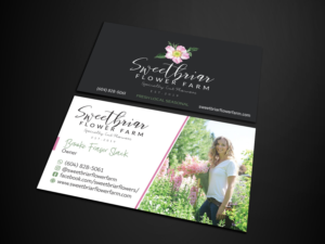 Visitenkarten-Design von Verified artistry (Design garden) für Sweetbriar Flower Farm | Design: #24001800
