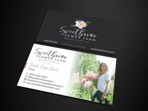 Visitenkarten-Design von Verified artistry (Design garden) für Sweetbriar Flower Farm | Design: #24001803