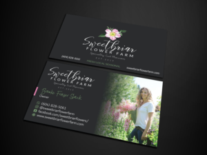 Visitenkarten-Design von Verified artistry (Design garden) für Sweetbriar Flower Farm | Design: #24001806
