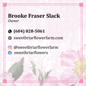 Business Card Design by Saya for Sweetbriar Flower Farm | Design: #23969361