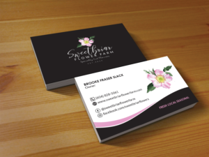 Business Card Design by Creations Box 2015 for Sweetbriar Flower Farm | Design: #23883632