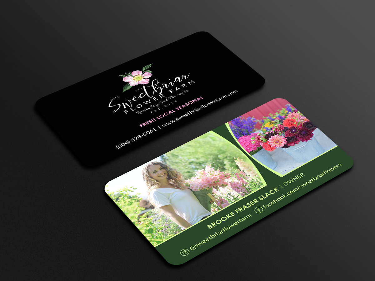 Diseño de Tarjeta de Presentación por Creations Box 2015 para Sweetbriar Flower Farm | Diseño #23995515