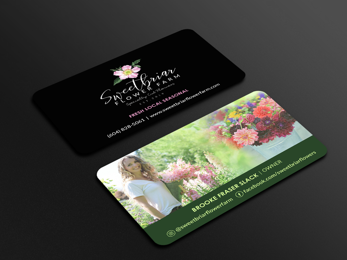 Diseño de Tarjeta de Presentación por Creations Box 2015 para Sweetbriar Flower Farm | Diseño #23995520