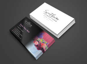 Business Card Design by LAXMI DESIGNHUB for Sweetbriar Flower Farm | Design: #24001677