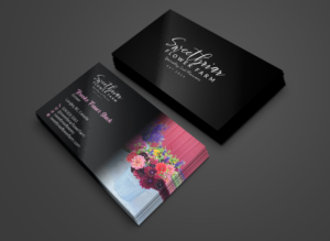 Business Card Design by LAXMI DESIGNHUB for Sweetbriar Flower Farm | Design: #24001681