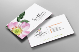 Business Card Design by chandrayaan.creative for Sweetbriar Flower Farm | Design: #23899181