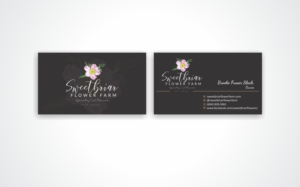 Diseño de Tarjeta de Presentación por Yug Dave para Sweetbriar Flower Farm | Diseño #23902144