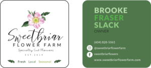 Business Card Design by DesignerFromOz for Sweetbriar Flower Farm | Design: #23973403