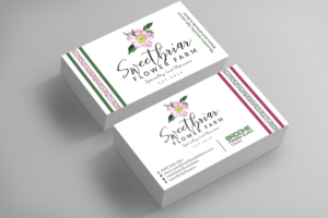 Business Card Design by Jahidul for Sweetbriar Flower Farm | Design: #23937552