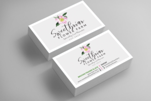 Business Card Design by Jahidul for Sweetbriar Flower Farm | Design: #23964486