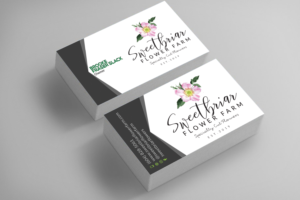 Business Card Design by Jahidul for Sweetbriar Flower Farm | Design: #23972669