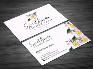 Diseño de Tarjeta de Presentación por HAKIMA 2 para Sweetbriar Flower Farm | Diseño #23882738