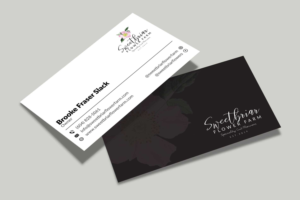 Diseño de Tarjeta de Presentación por Musa. A para Sweetbriar Flower Farm | Diseño #23898859