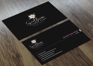 business card design for a small scale specialty cut flower farm | Diseño de Tarjeta de Presentación por Uttom 2