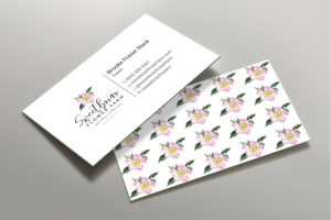 Visitenkarten-Design von DesignShout für Sweetbriar Flower Farm | Design: #23900743