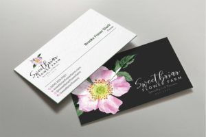Visitenkarten-Design von DesignShout für Sweetbriar Flower Farm | Design: #23900884