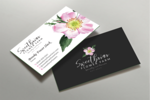Business Card Design by DesignShout for Sweetbriar Flower Farm | Design: #23930250
