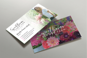 Visitenkarten-Design von DesignShout für Sweetbriar Flower Farm | Design: #23998959
