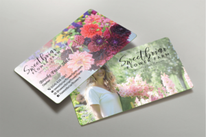 Business Card Design by DesignShout for Sweetbriar Flower Farm | Design: #24005366
