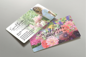 Visitenkarten-Design von DesignShout für Sweetbriar Flower Farm | Design: #24013561