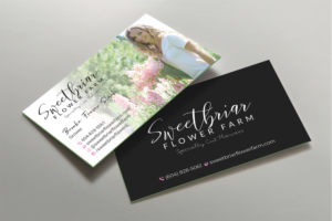 Visitenkarten-Design von DesignShout für Sweetbriar Flower Farm | Design: #24109111