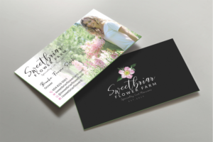 Visitenkarten-Design von DesignShout für Sweetbriar Flower Farm | Design: #24112611
