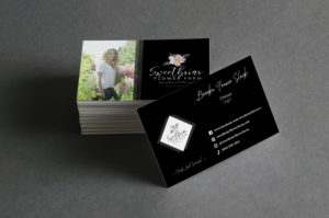 Business Card Design by Duy Loc 3 for Sweetbriar Flower Farm | Design: #23993916