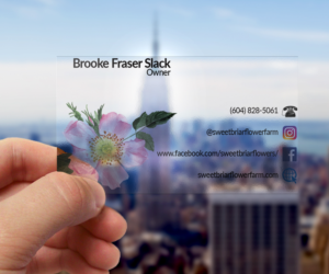 Business Card Design by kabirdesign3d for Sweetbriar Flower Farm | Design: #23944405