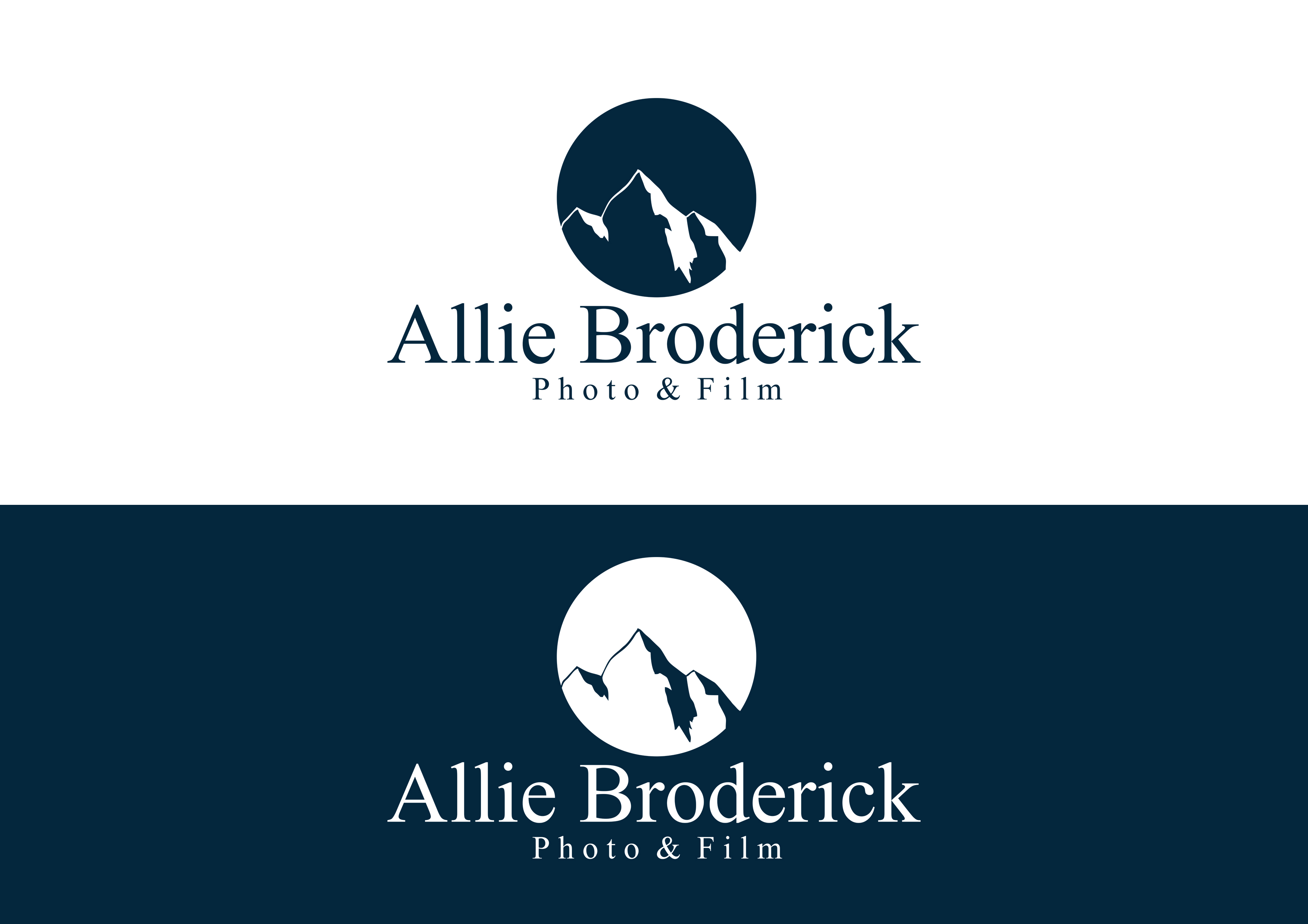 Logo Design by Cubebox Studios for Allie Broderick Photography | Design #23936766