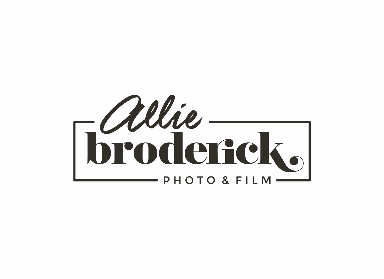 Logo Design by Ambo Dalle for Allie Broderick Photography | Design #23893207