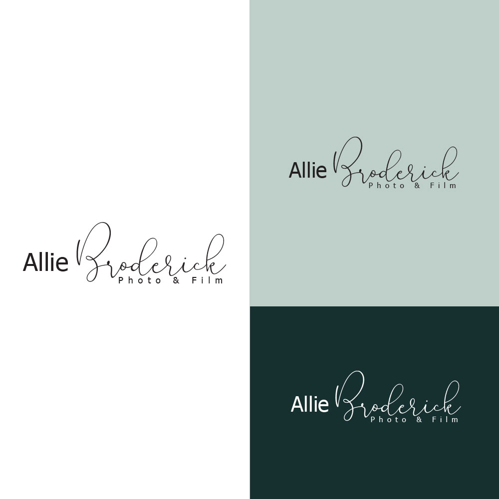 Logo Design by CreativeFlows 2 for Allie Broderick Photography | Design #23895541