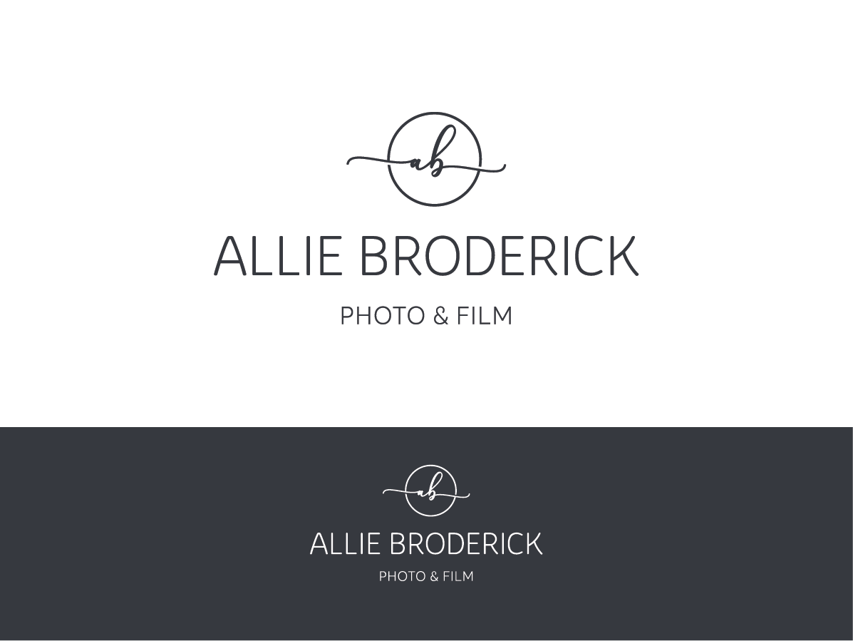 Logo Design by Gio Ville for Allie Broderick Photography | Design #23888560
