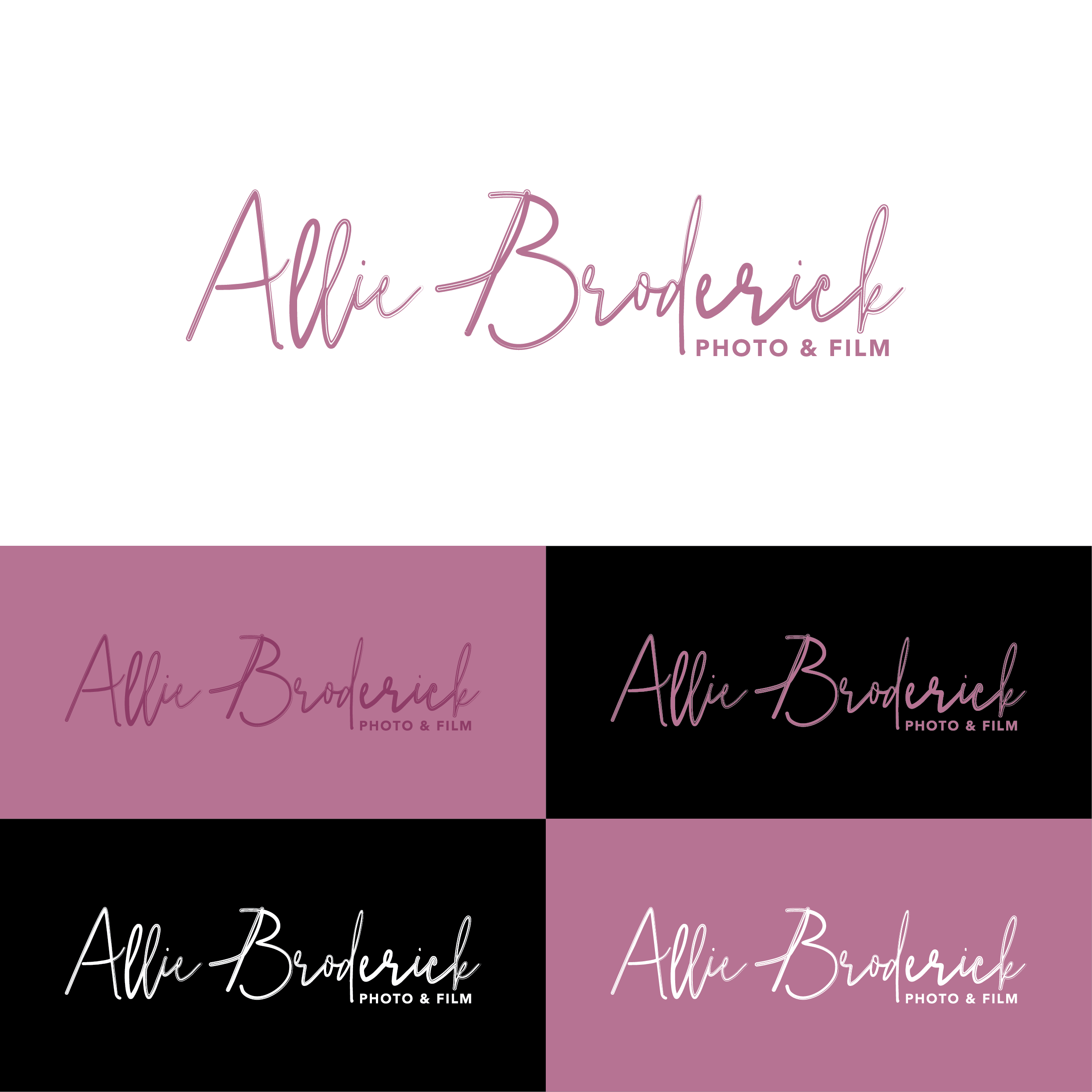 Logo Design by one six zero design for Allie Broderick Photography | Design #23900999
