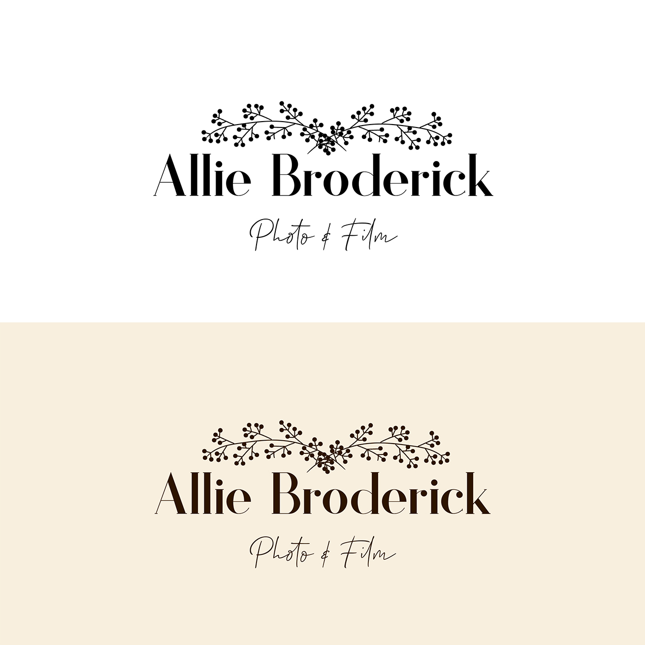 Logo Design by carolinamartt for Allie Broderick Photography | Design #23961156