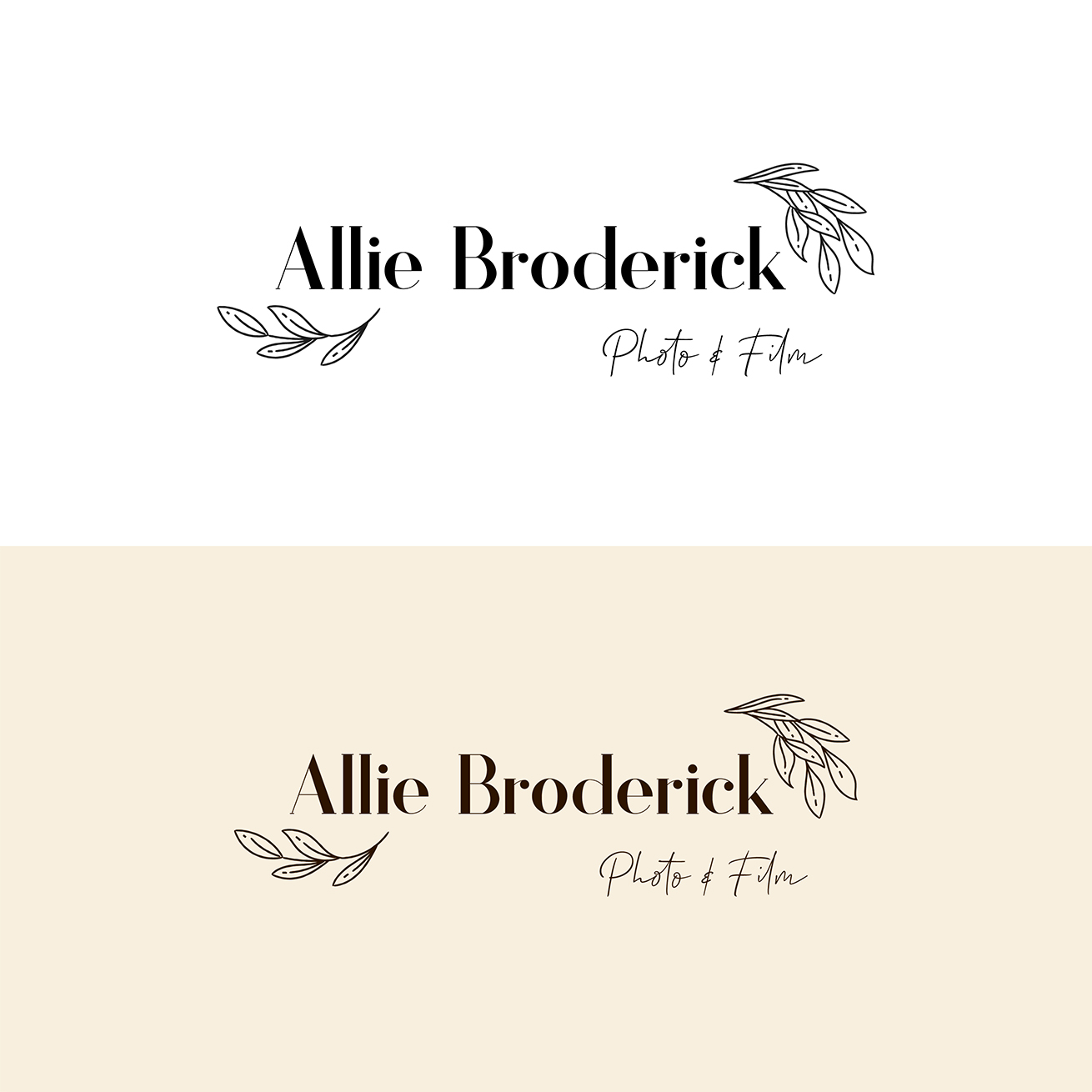 Logo Design by carolinamartt for Allie Broderick Photography | Design #23961161