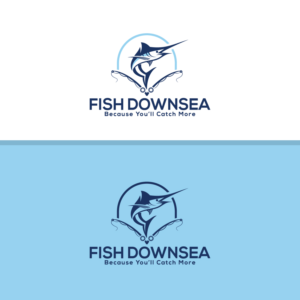Fish Downsea ......Because You’ll Catch More | Logo-Design von Graphic Bricks