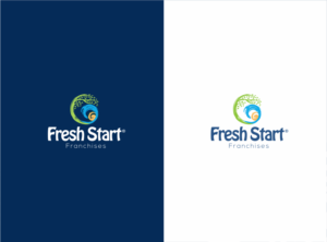 Fresh Start  smaller letters Franchises | Logo Design by nikkiblue