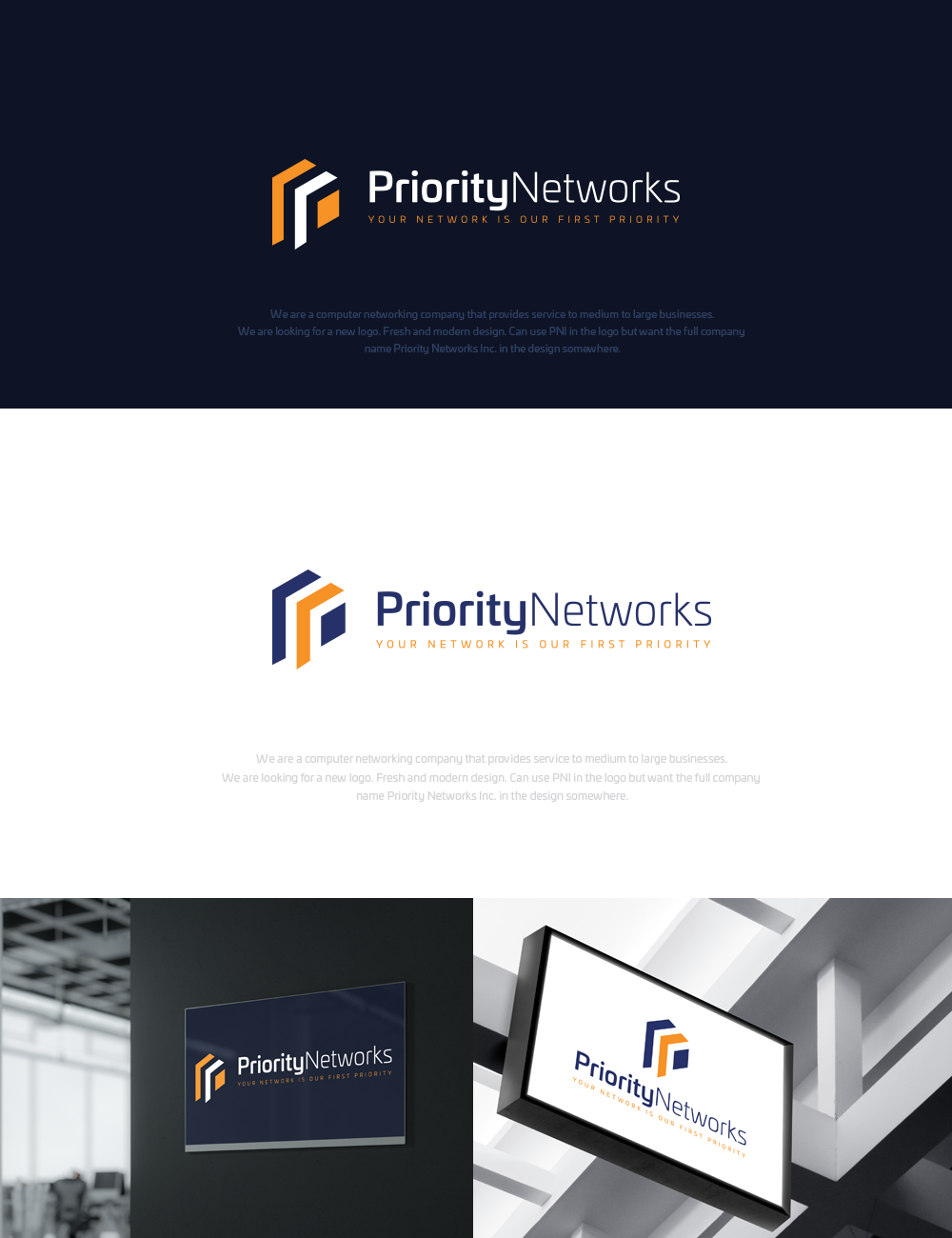 Logo Design by NenadM for Priority Networks Inc. | Design: #23960240