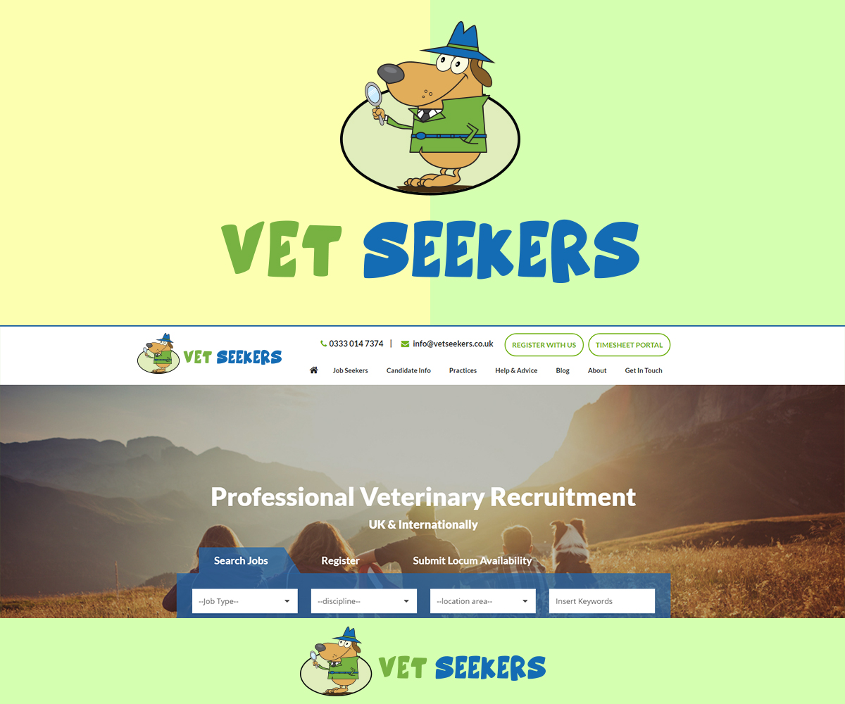 Logo Design by SamtheVT for Vet Seekers Ltd | Design #23887573