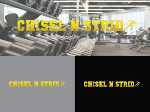Diseño de Logo por Profe Hobbs para Chisel N Stride  | Diseño: #23888148