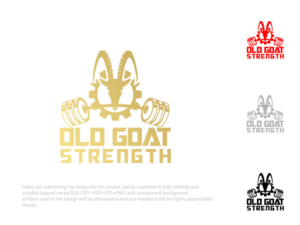 Old Goat Strength | Logo Design by adnan001 2